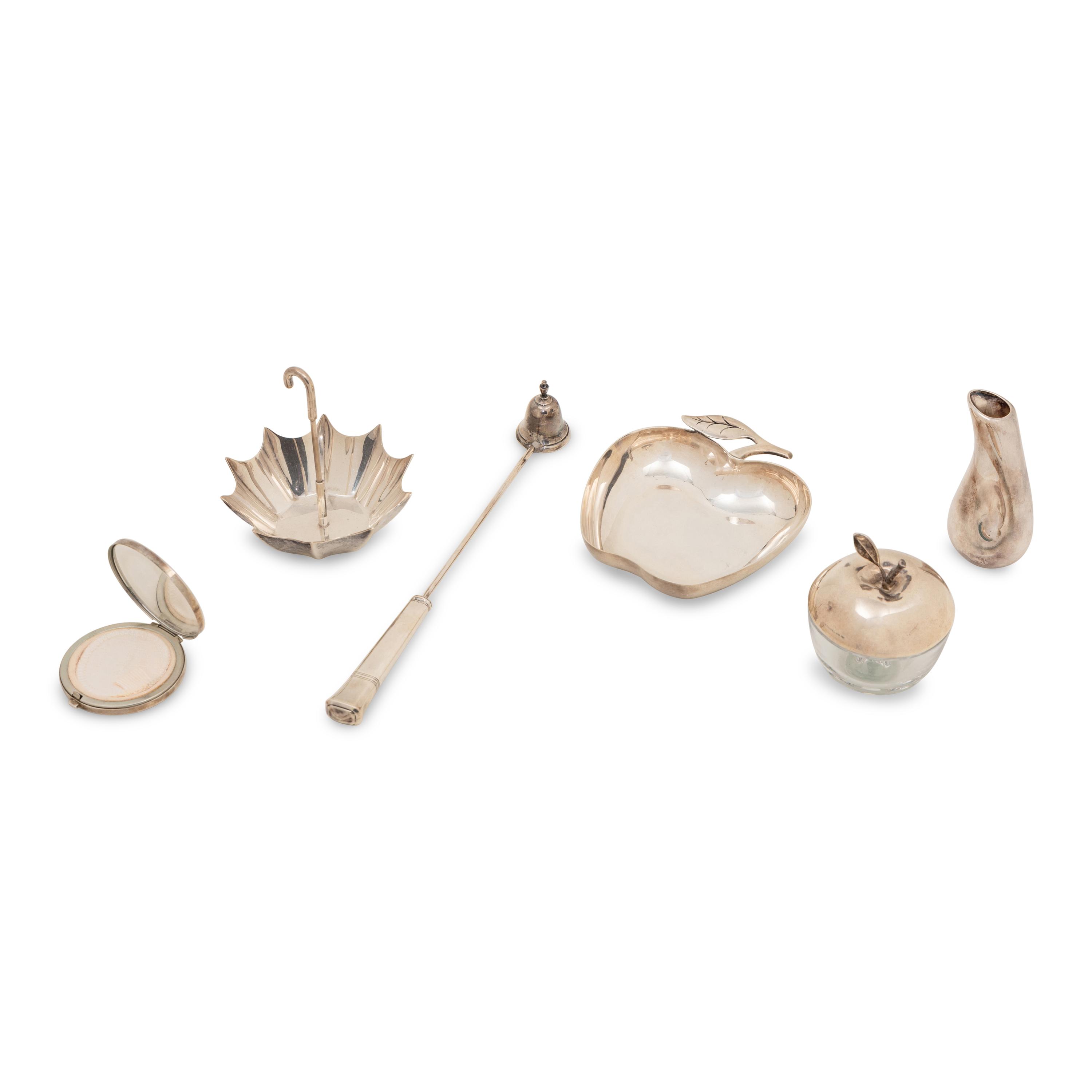 Collection of Six Tiffany Silver Articles