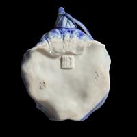 An Unusual Small Porcelain "Lotus Leaf" Water Dropper, Underside with Impressed Seal Kozan