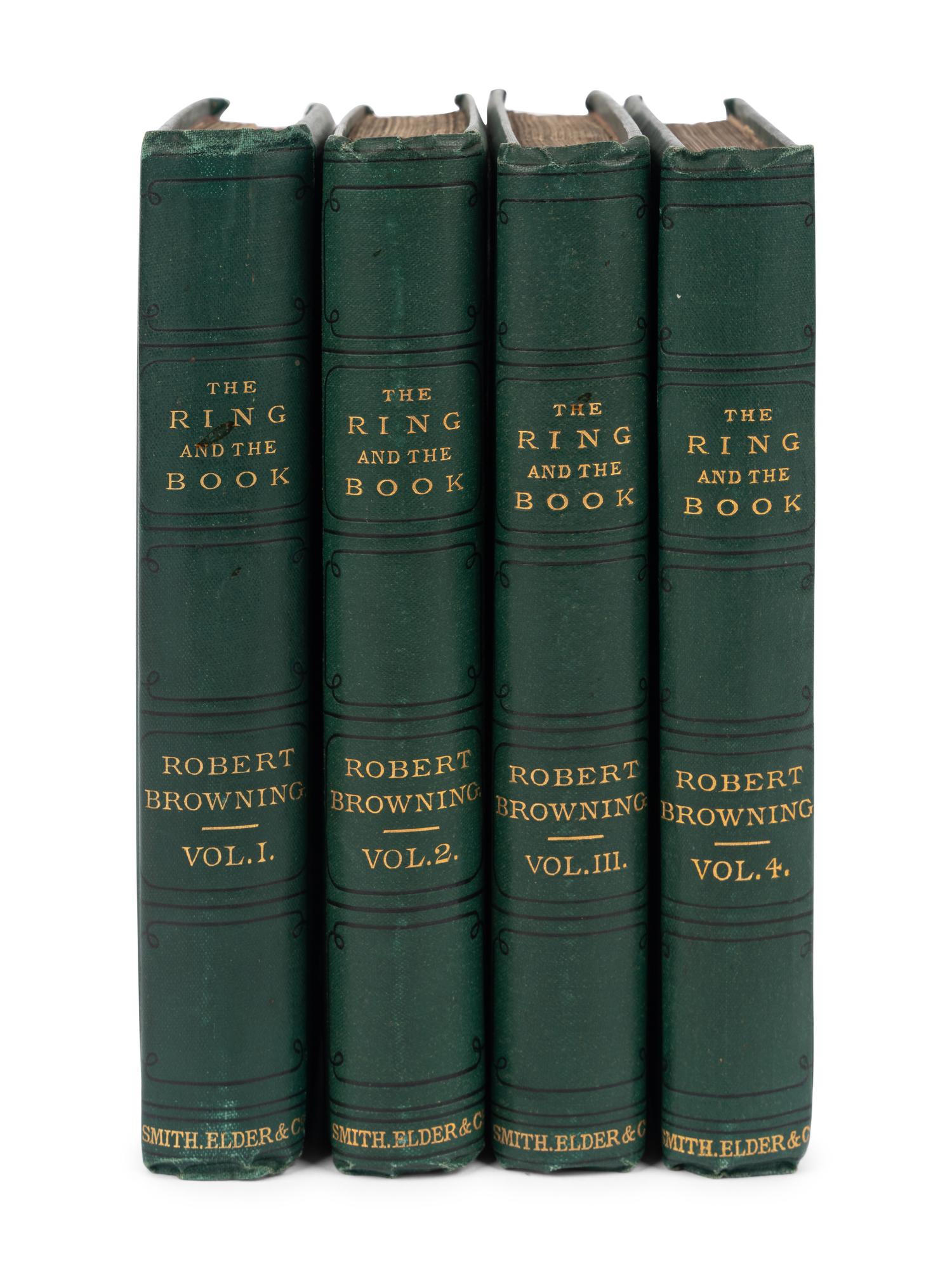 BROWNING, Robert (1812-1889). The Ring and The Book . London: Smith, Elder, 1868-1869.