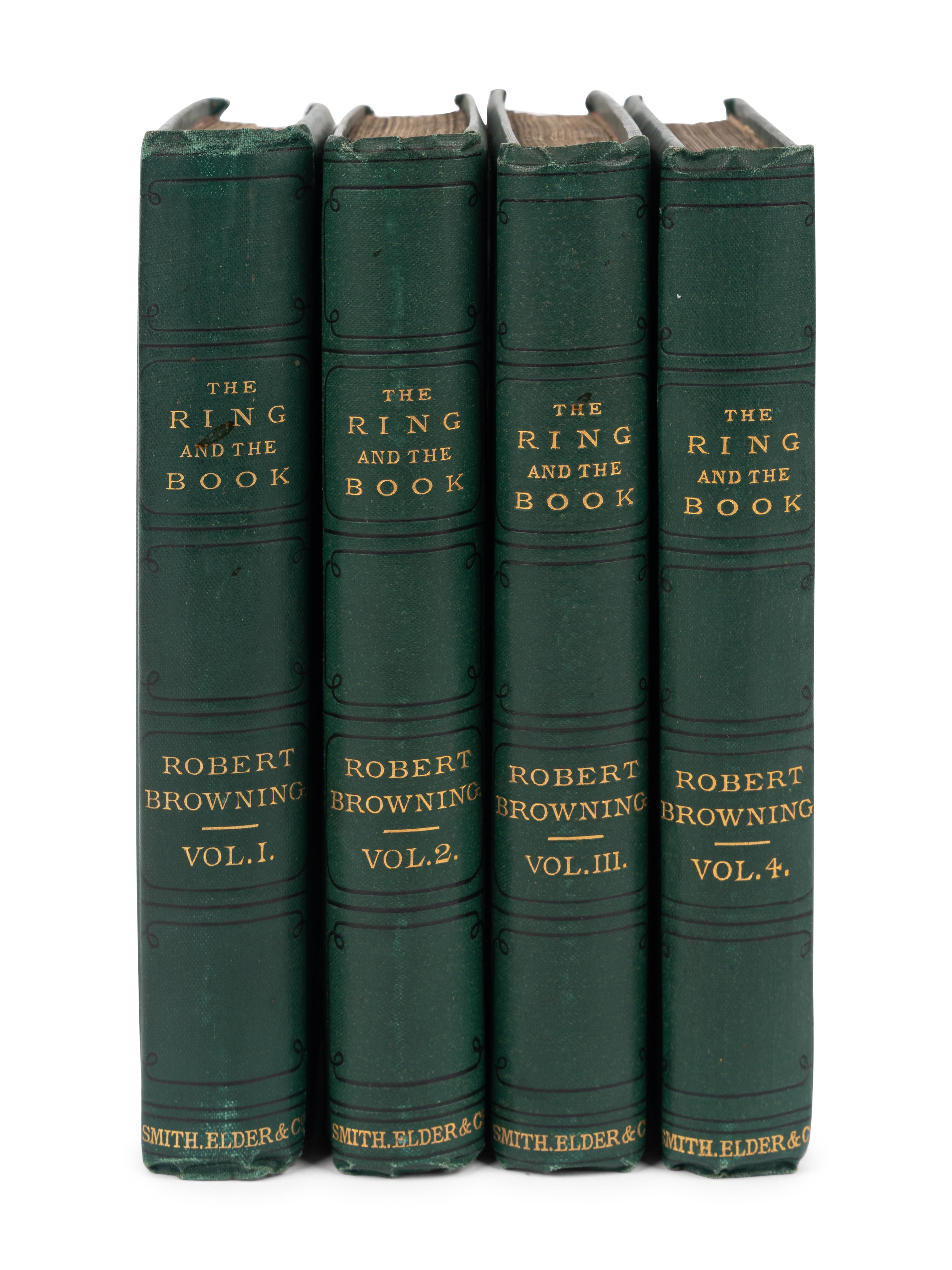 BROWNING, Robert (1812-1889). The Ring and The Book . London: Smith, Elder, 1868-1869.