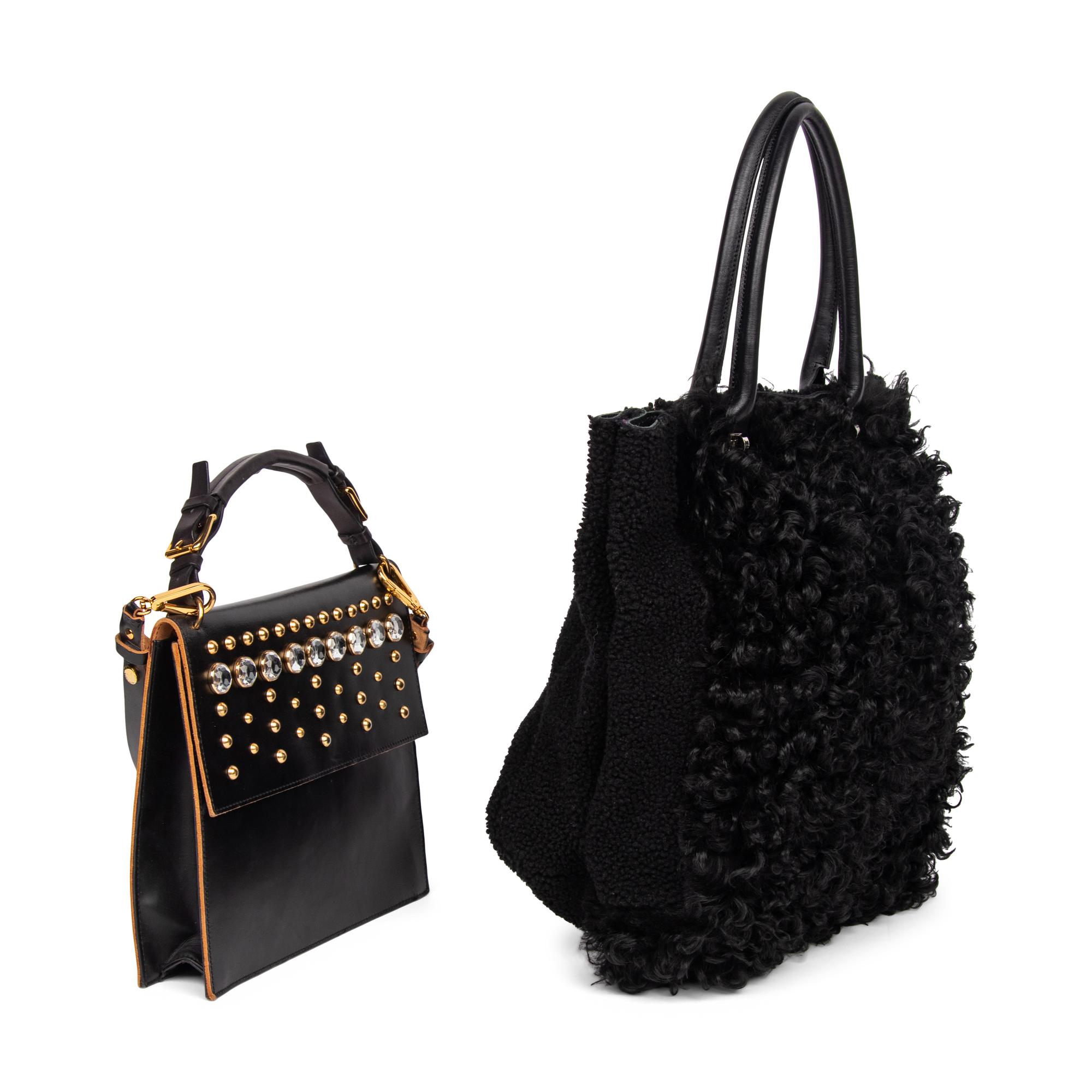 MARNI, TWO BLACK BAGS