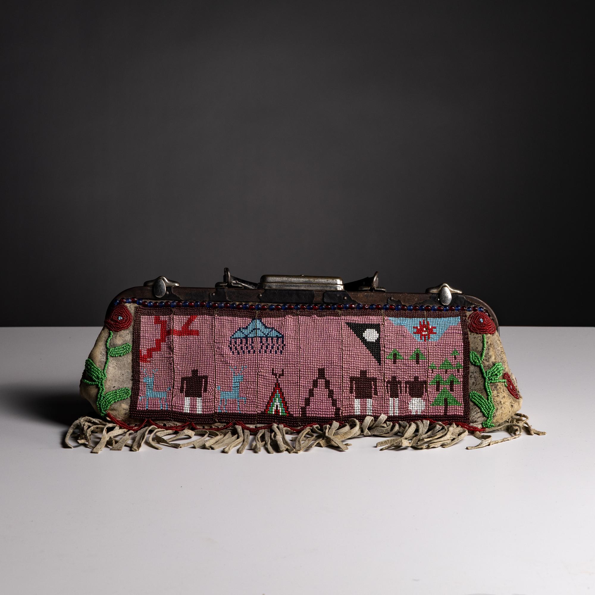 Plains Beaded Hide Doctor's Bag