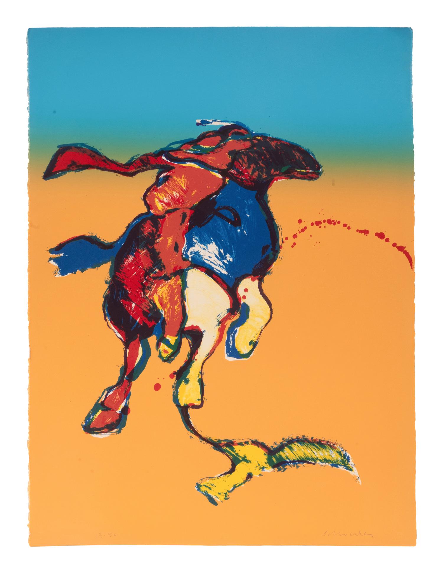 Indian on Galloping Horse After Remington #2 (State I) , edition 13/50