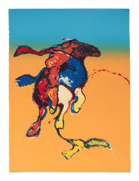 Indian on Galloping Horse After Remington #2 (State I) , edition 13/50
