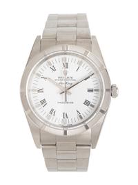 ROLEX, REF. 14010 STAINLESS STEEL 'AIR-KING' WATCH