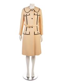 Galanos White Wool Ensemble, 1960-70s
