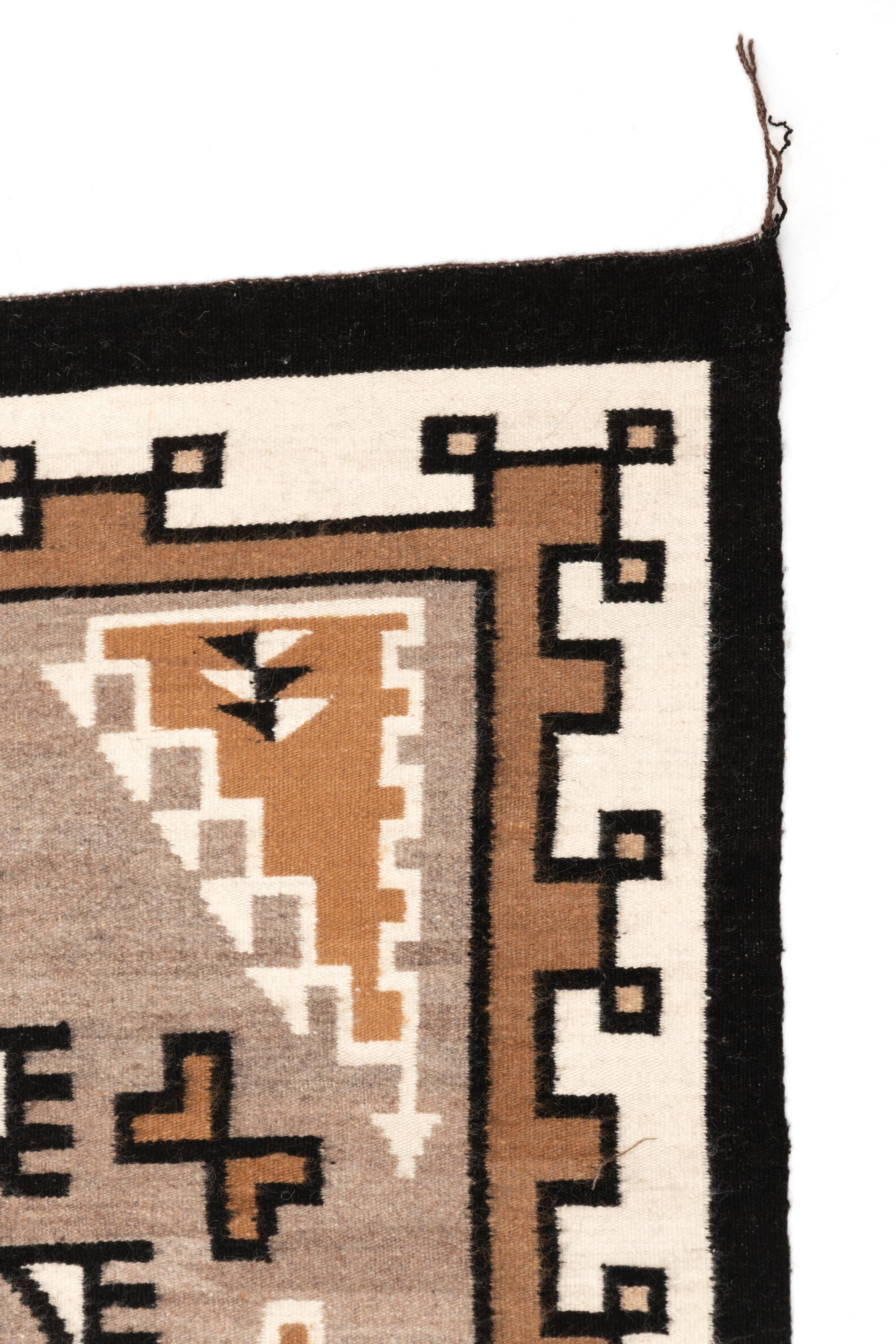 Navajo Two Grey Hills Weaving / Rug