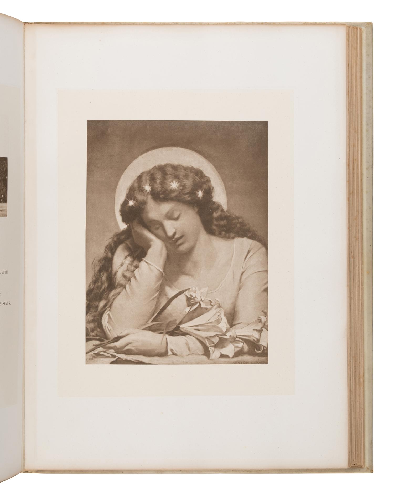 Rossetti, Dante Gabriel (1828-1882). -- Cox, Kenyon (1856-1919), illustrator. The Blessed Damozel . New York: Dodd, Mead and Company, 1886.