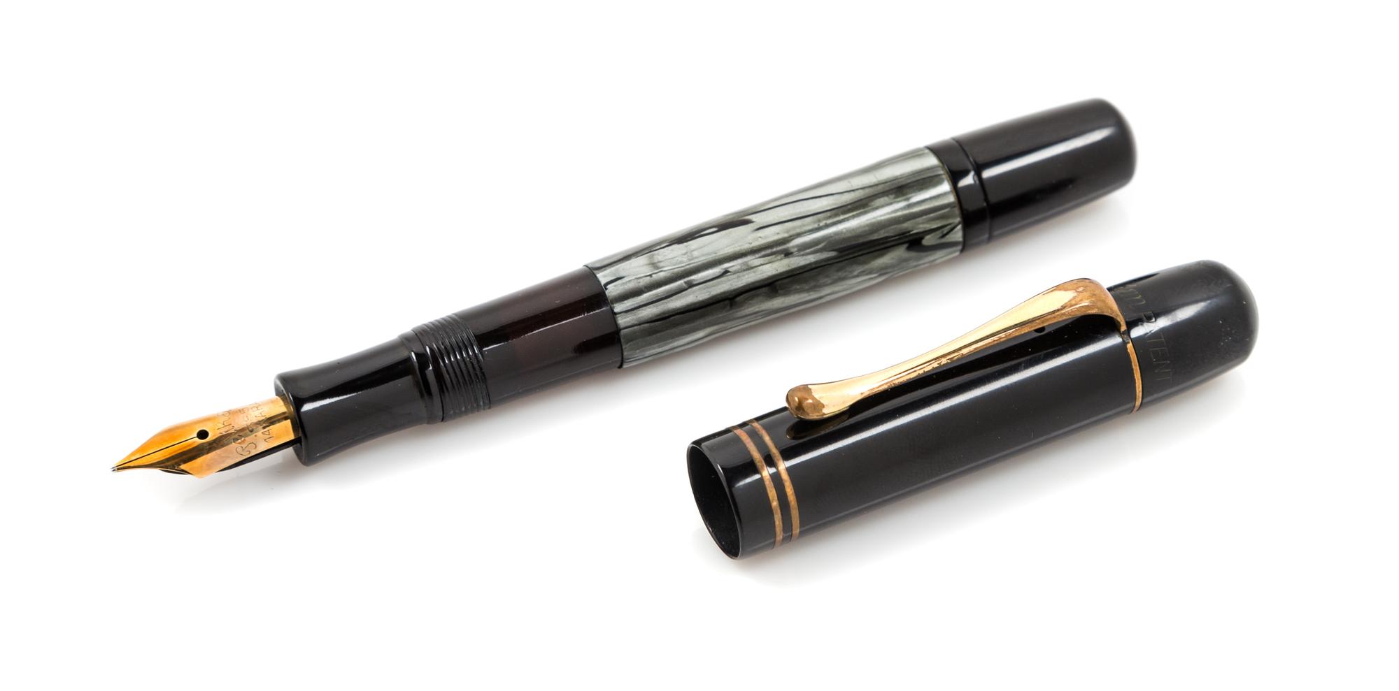 A Vintage Pelikan '100N' Fountain Pen Length 4 3/4 inches.