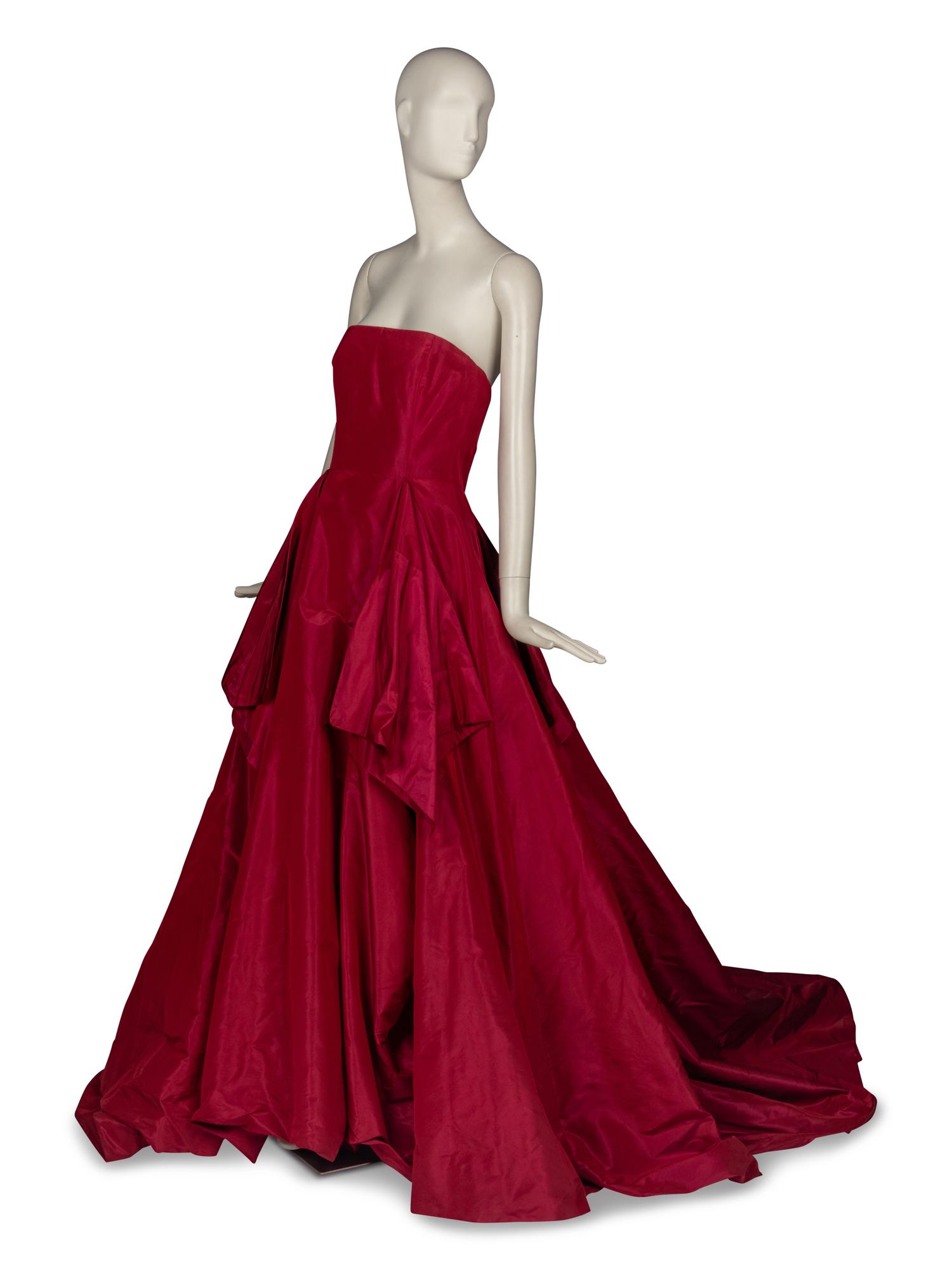 Oscar de la Renta Silk Taffeta Gown