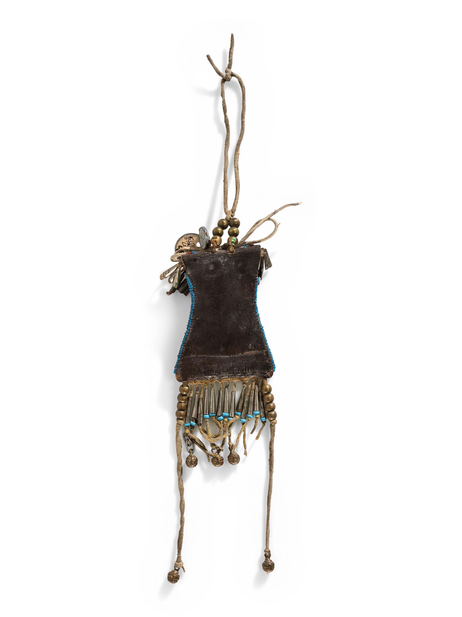 Kiowa Beaded Strike-a-Light Bag, with Striker