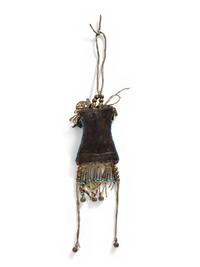 Kiowa Beaded Strike-a-Light Bag, with Striker