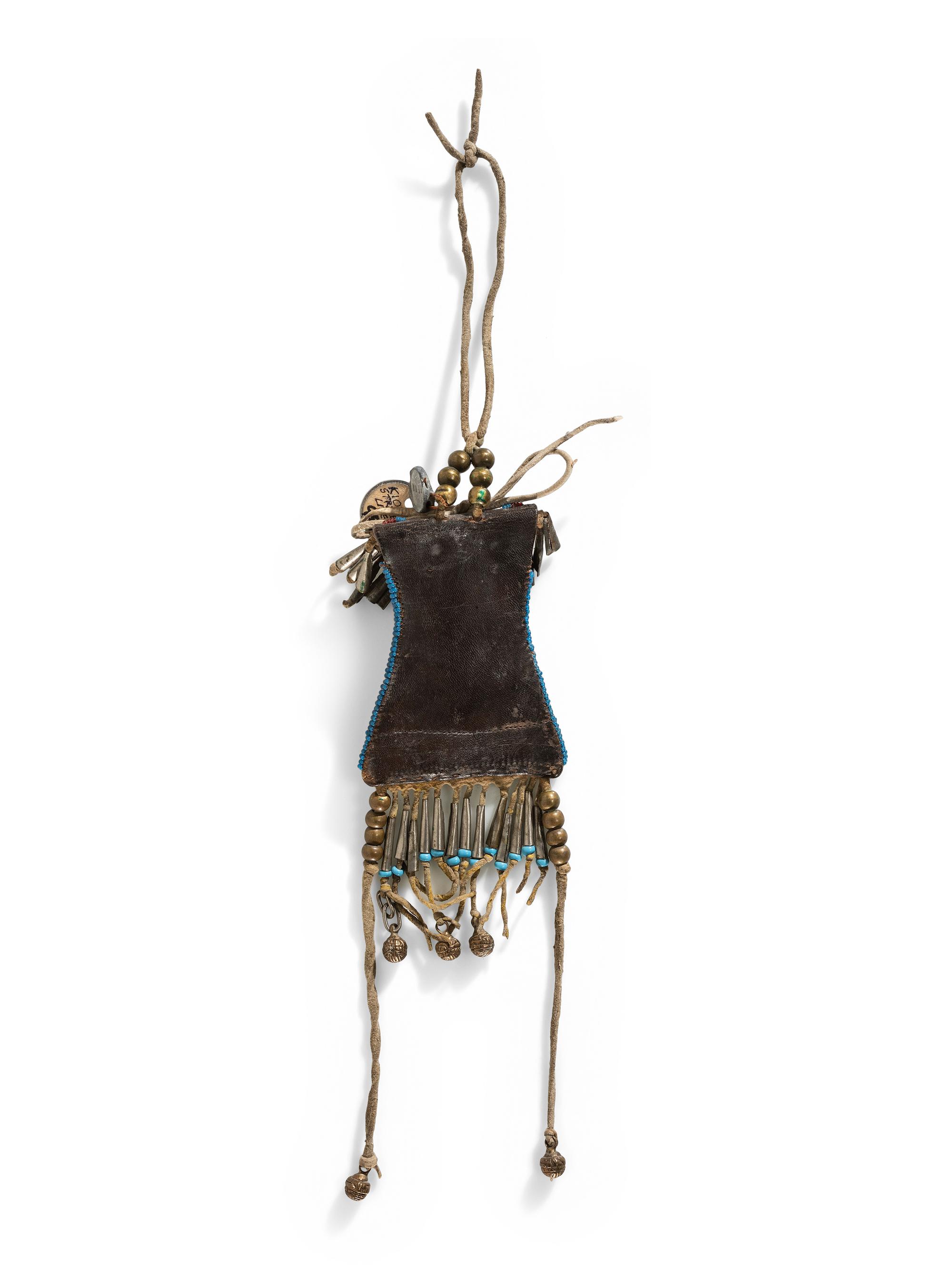 Kiowa Beaded Strike-a-Light Bag, with Striker