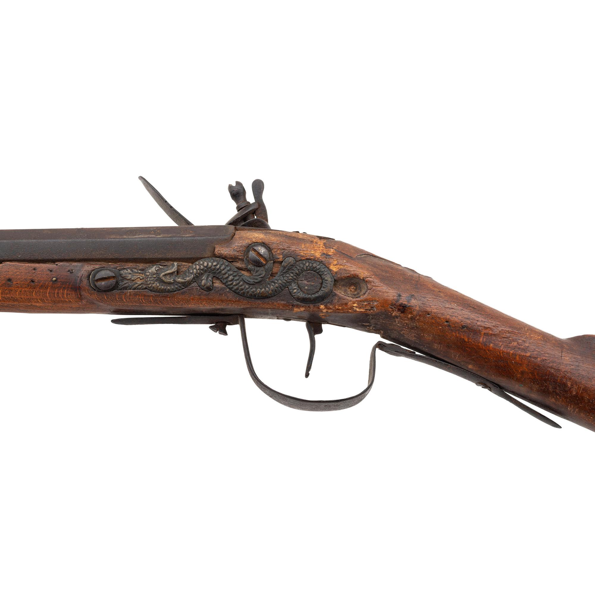 Period Shortened Flintlock Northwest Trade Gun by Barnett
