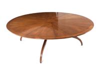 A Regency Style Walnut Dining Table