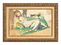 Reclining Nude , circa 1920