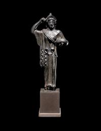 A Roman Bronze Athena Promachos