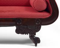 A Classical Carved Mahogany Sofa