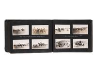 [NATIVE AMERICANS] -- [WESTERN AMERICANA & CANADA]. Album containing photographs of Native American subjects and scenic views of the Western United States and Canada. Ca 1910s.