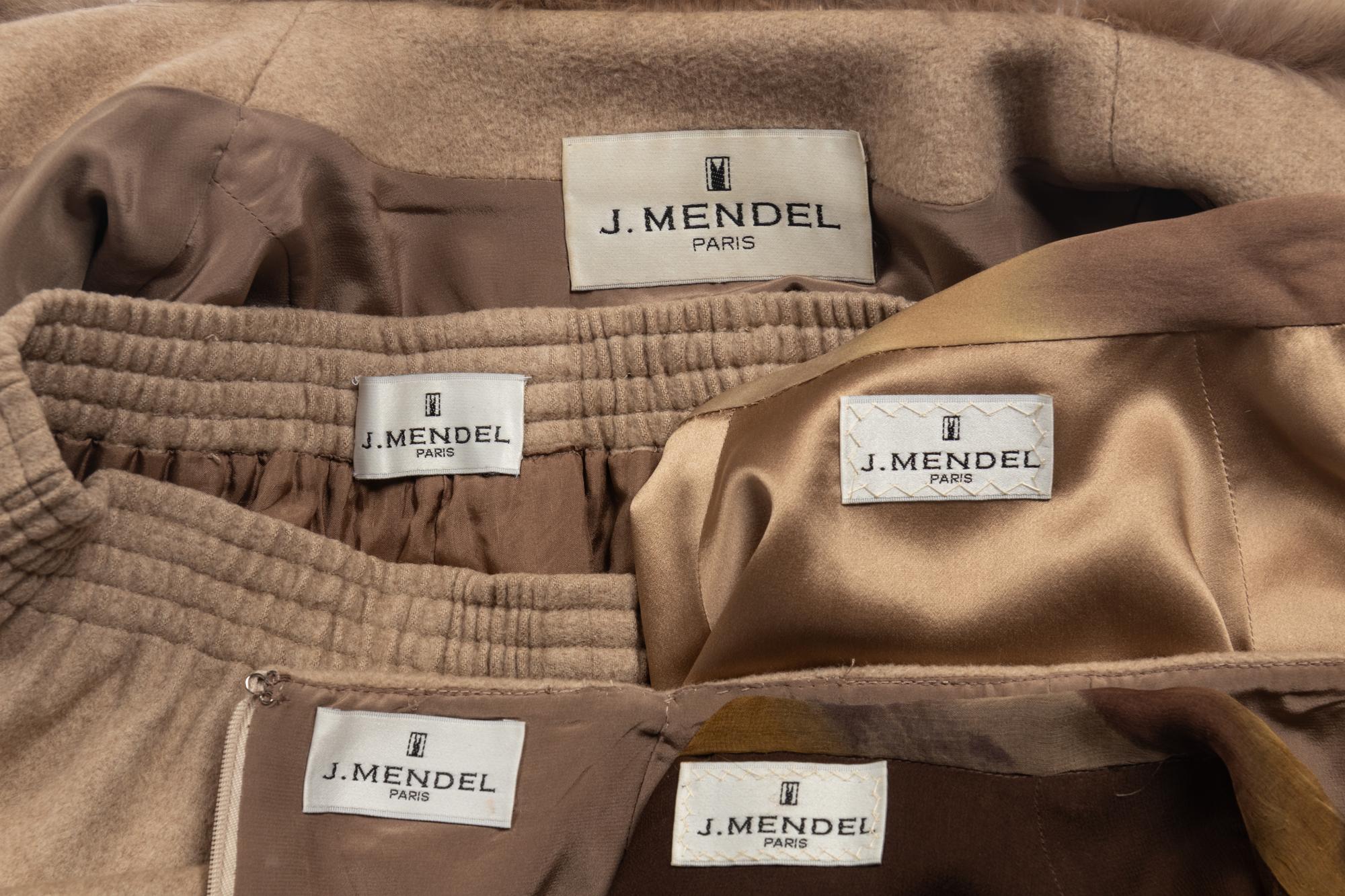 Five J. Mendel Separates Including Sable-Trim Ensemble