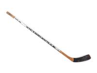 A Brent Sutter Game Used Hockey Stick Signed by Chicago Blackhawks Notables,