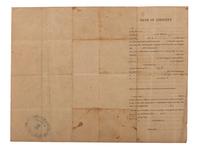 [CIVIL WAR]. War-date letter and discharge document from Franklin Rice, Jr. of the 94th New York Infantry.