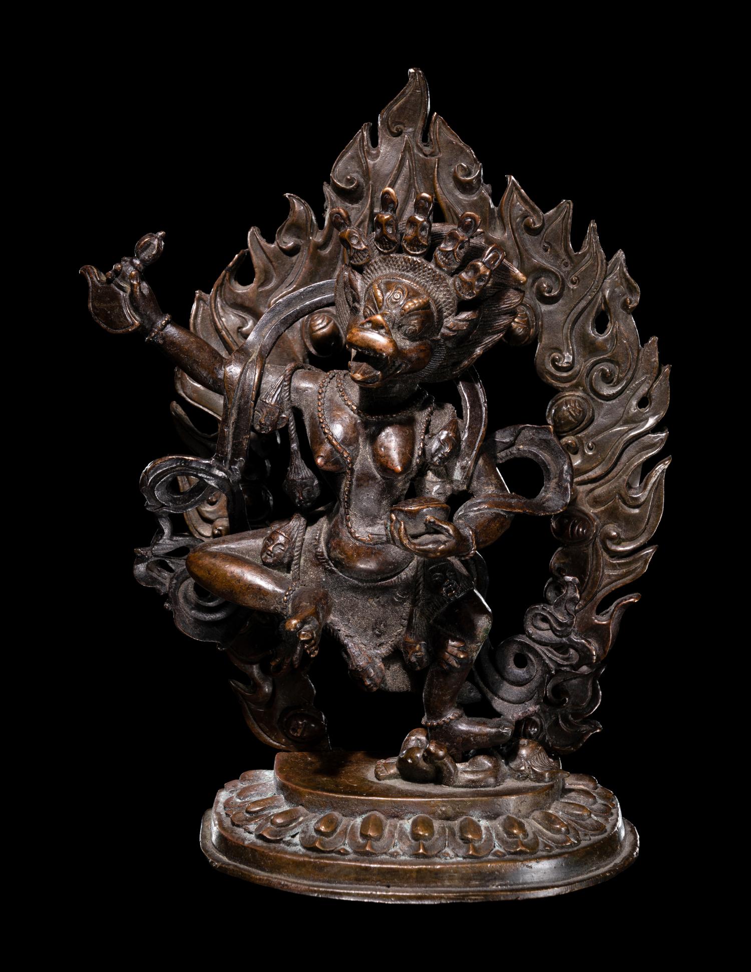 A Sino-Tibetan Bronze Figure of a Bodhisattva