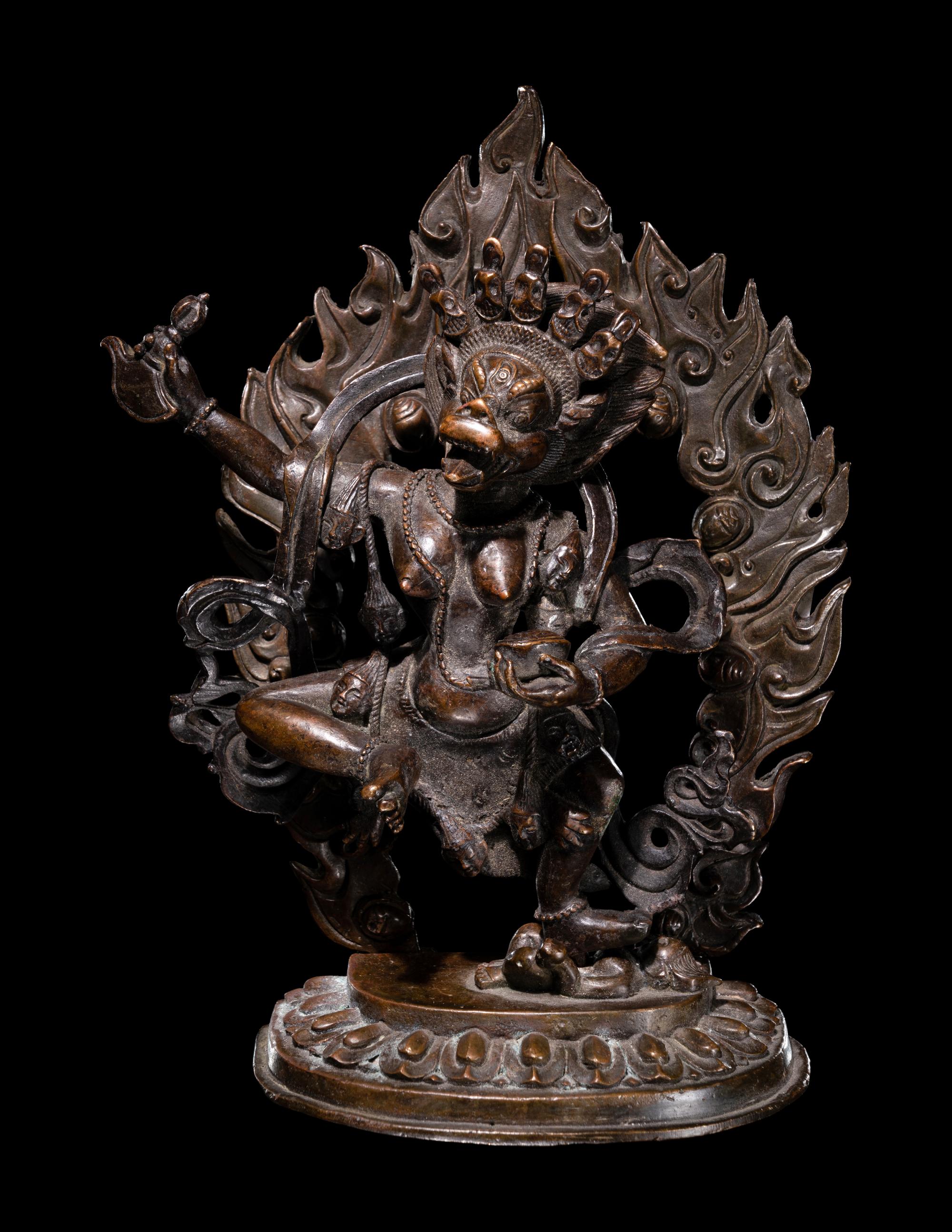 A Sino-Tibetan Bronze Figure of a Bodhisattva