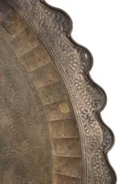 A Group of Indian Silver on Copper Objects