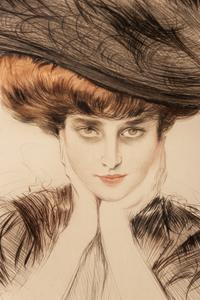 Femme au Chapeau, les Mains sur le Menton, c. 1905