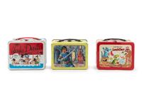Three Cartoon-Themed Lunch Boxes
