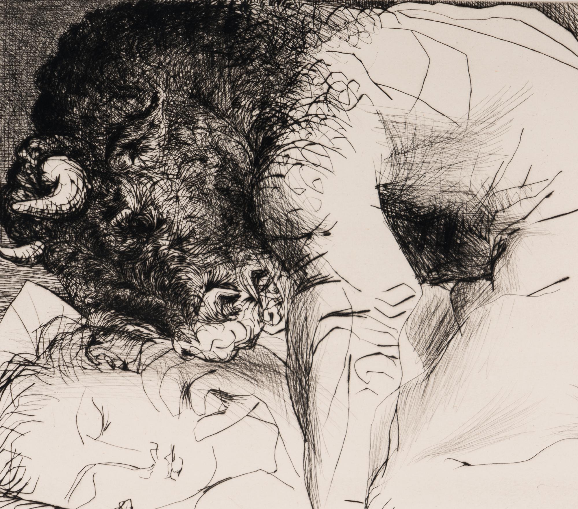 Minotaure caressant une dormeuse (from La Suite Vollard )