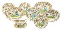 A Davenport Ironstone Dinner Service Length of longest 18 inches. — 19TH CENTURY