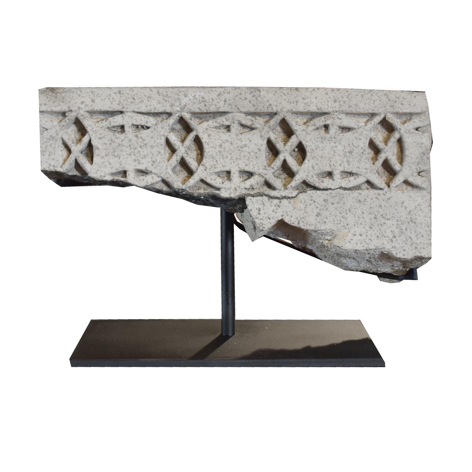 A Sullivan Designed Terra Cotta Facade Fragment from the Gage Building 10" W x 4" D x 7" H — United States, Circa 1898