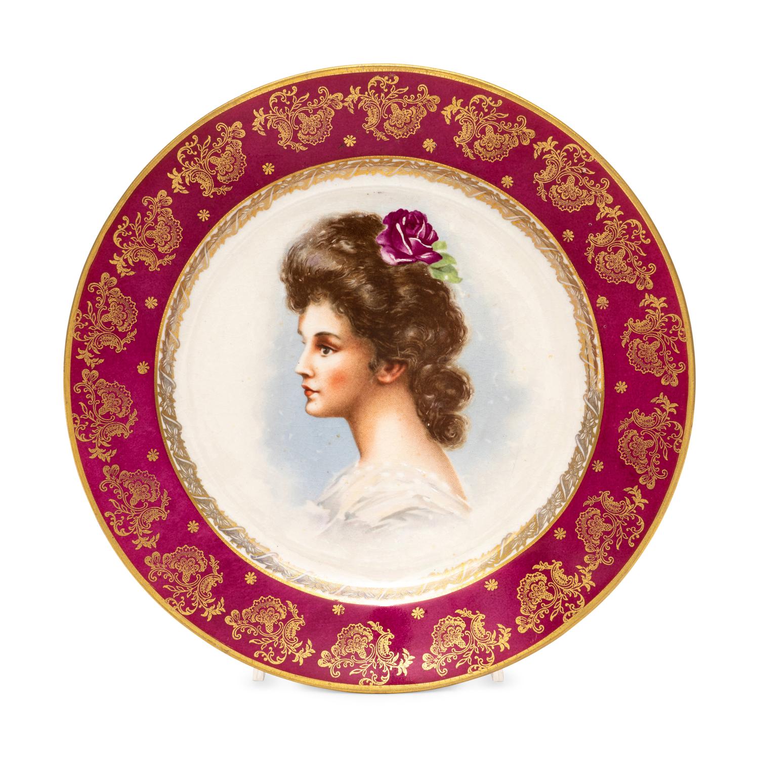 A Vienna Style Porcelain Plate