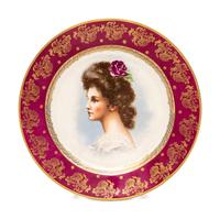 A Vienna Style Porcelain Plate