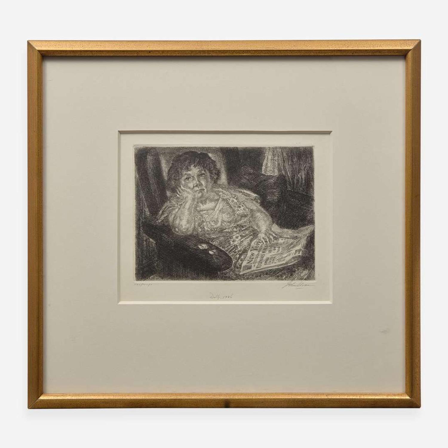 John French Sloan (American, 1871-1951) A Collection of Etchings