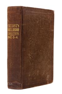 FREMONT, John Charles. Report of The Exploring Expedition to The Rocky Mountains in the year 1842. Washington, D. C., 1845. 1ST EDITION
