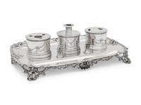 A George IV Silver Ink Stand By Paul Storr