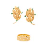 COLLECTION OF YELLOW GOLD AND MULTIGEM JEWELRY