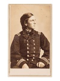 CUSHING, William Barker (1842-1874). CDV. New York: E. & H.T. Anthony, [ca.1862].