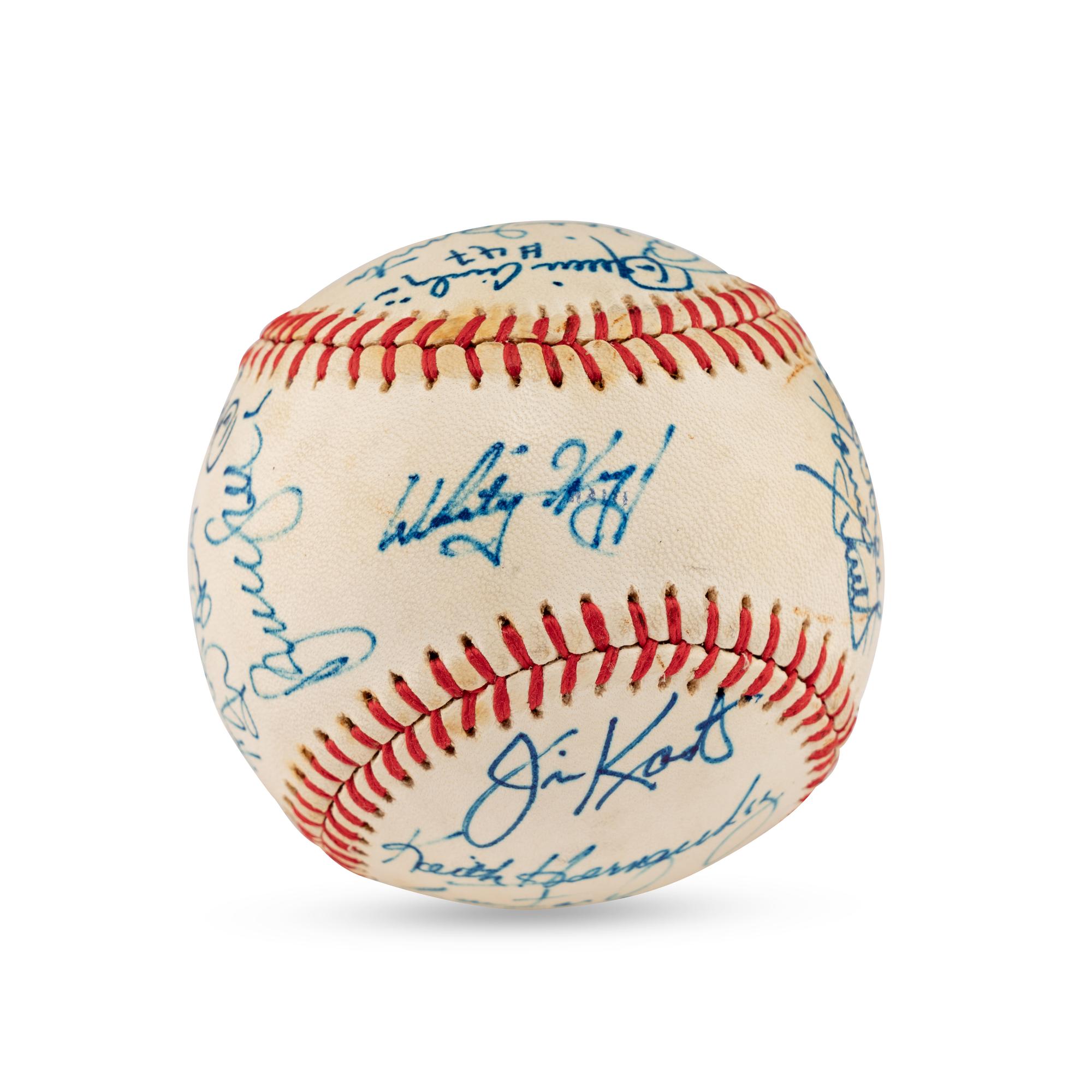 A 1982 World Series Champions St. Louis Cardinals Team Signed Autograph Baseball (Beckett Authentication Services Letter of Authenticity)