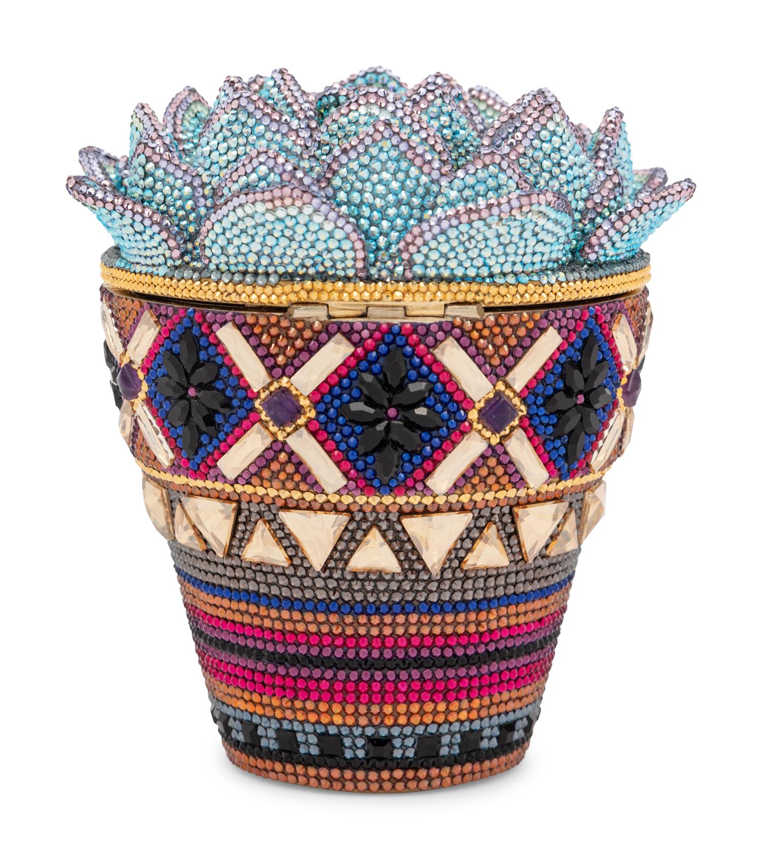 Judith Leiber Collector's Edition Potted Succulent Minaudière