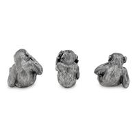 A Set of Three Buccellati Wise Monkey Figures