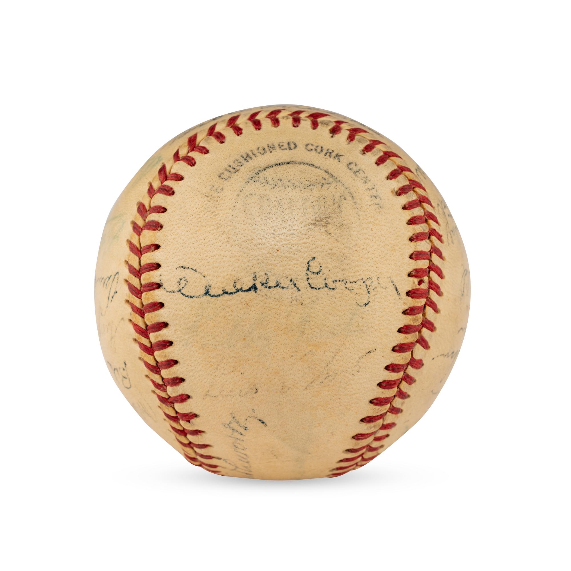A 1951 Boston Braves Team Signed Autograph Baseball