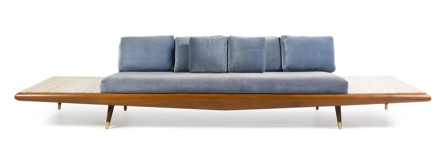 Adrian Pearsall (American, 1925-2011), Craft Associates, USA, 1950s, sofa, with integrated tables
