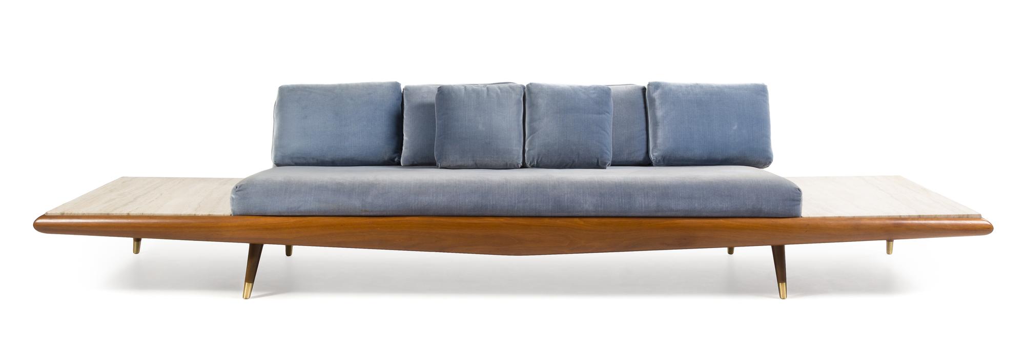 Adrian Pearsall (American, 1925-2011), Craft Associates, USA, 1950s, sofa, with integrated tables