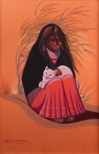 Allan Houser 36 x 24 inches — (Chiricahua Apache , 1914-1994)