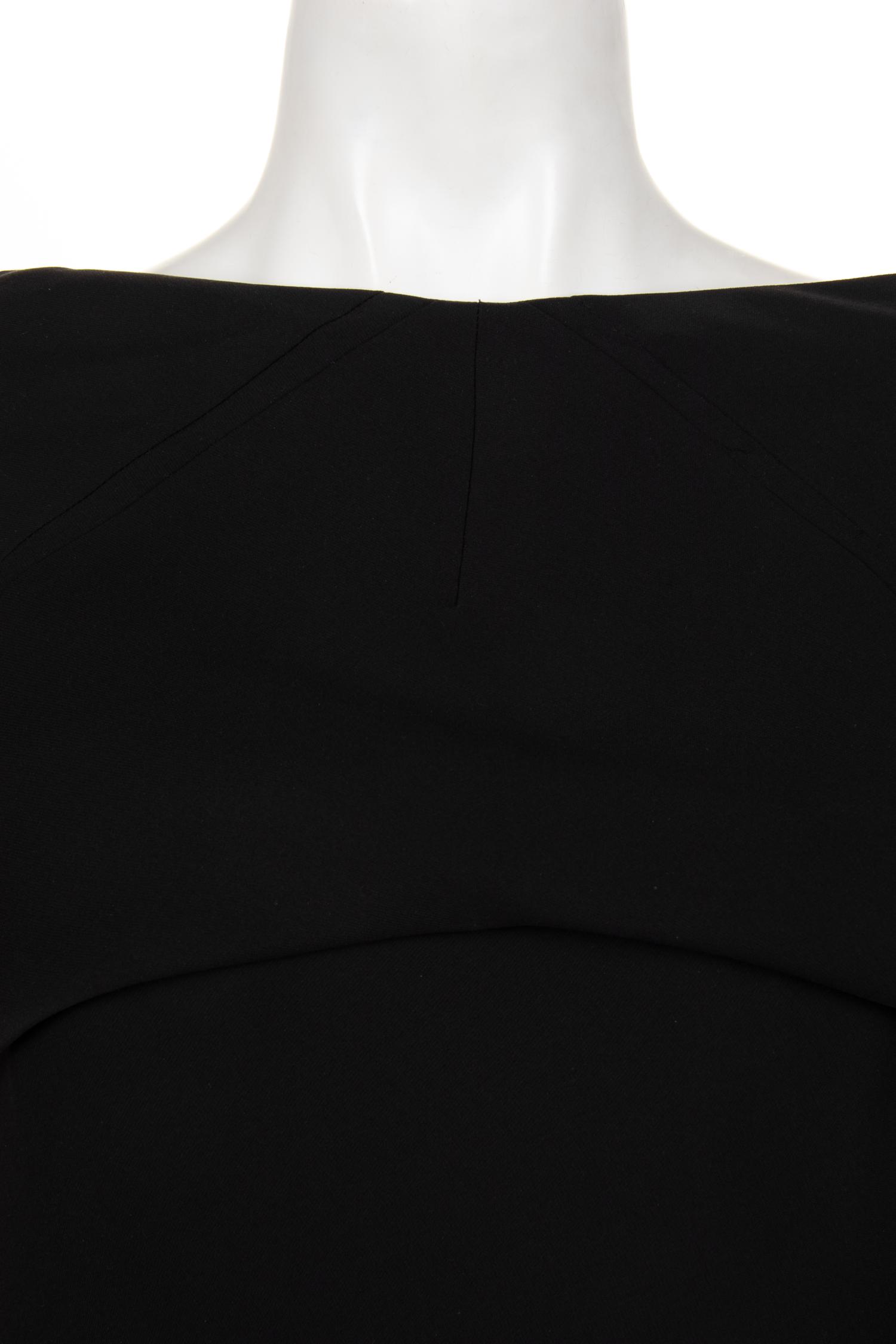 Ralph Rucci Silk Strapless Dress with Shrug