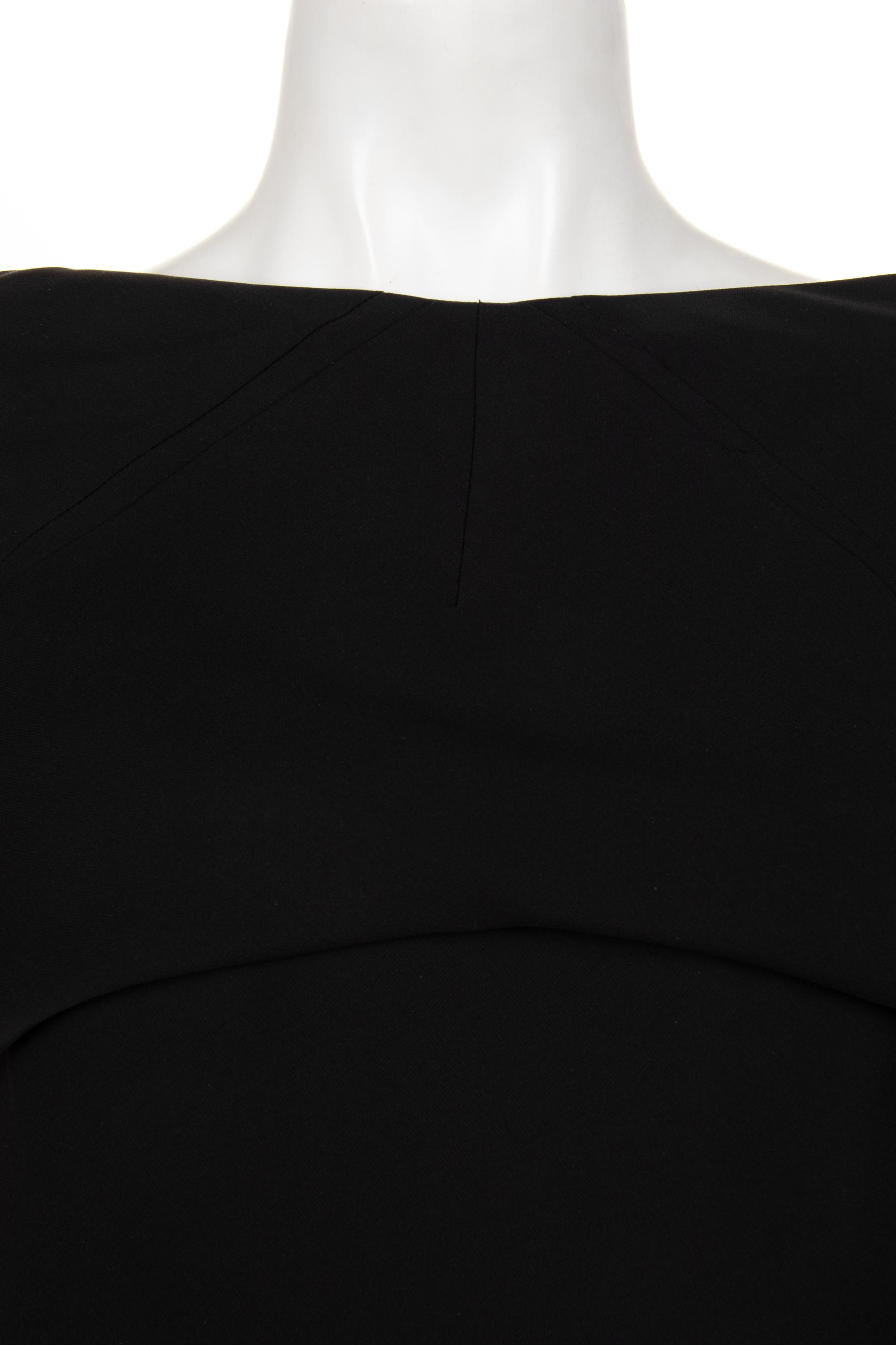 Ralph Rucci Silk Strapless Dress with Shrug